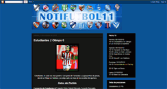 Desktop Screenshot of notifutbol11.blogspot.com