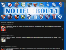 Tablet Screenshot of notifutbol11.blogspot.com