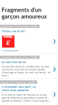Mobile Screenshot of fragmentsdungarconamoureux.blogspot.com