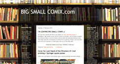 Desktop Screenshot of bigsmallcomix.blogspot.com