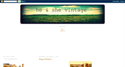 Desktop Screenshot of heandshevintage.blogspot.com