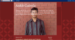 Desktop Screenshot of ankit87pandit.blogspot.com