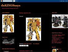 Tablet Screenshot of dakingssays.blogspot.com