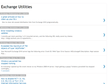Tablet Screenshot of exutils.blogspot.com
