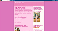 Desktop Screenshot of barredforlife.blogspot.com