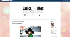 Desktop Screenshot of ladiesofmod.blogspot.com