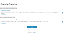 Tablet Screenshot of cuentitos06.blogspot.com