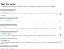 Tablet Screenshot of java-and-jesus.blogspot.com