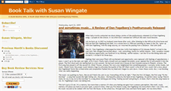 Desktop Screenshot of booktalkwithsusanwingate.blogspot.com