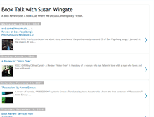 Tablet Screenshot of booktalkwithsusanwingate.blogspot.com