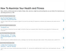 Tablet Screenshot of health-and-fitness-buzz.blogspot.com