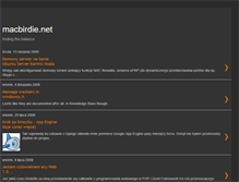 Tablet Screenshot of macbirdie.blogspot.com