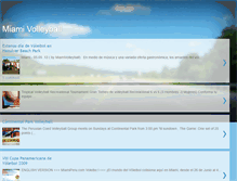 Tablet Screenshot of miamivolleyball.blogspot.com
