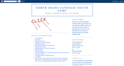 Desktop Screenshot of northidahocatholicyouthcamp.blogspot.com