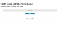 Tablet Screenshot of northidahocatholicyouthcamp.blogspot.com