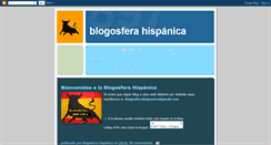 Desktop Screenshot of blogosferahispanica.blogspot.com