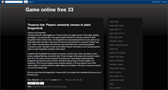 Desktop Screenshot of gamesonlinefree33.blogspot.com