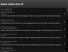Tablet Screenshot of gamesonlinefree33.blogspot.com