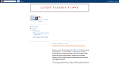 Desktop Screenshot of latestfashionshows.blogspot.com