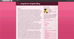 Desktop Screenshot of angelblog2006-angelena.blogspot.com