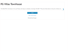 Tablet Screenshot of pgvillastownhouse.blogspot.com