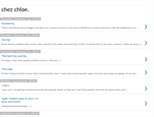 Tablet Screenshot of chezchloee.blogspot.com