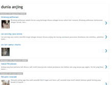 Tablet Screenshot of duniaanjing.blogspot.com