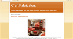 Desktop Screenshot of craftfabricators.blogspot.com