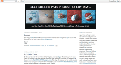 Desktop Screenshot of maxmillerpaintings.blogspot.com