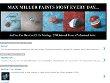 Tablet Screenshot of maxmillerpaintings.blogspot.com
