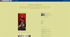 Desktop Screenshot of aaronberger.blogspot.com