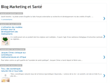 Tablet Screenshot of marketing-management-sante.blogspot.com