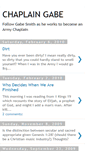 Mobile Screenshot of chaplaingabe.blogspot.com
