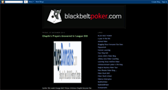 Desktop Screenshot of blackbeltpoker.blogspot.com
