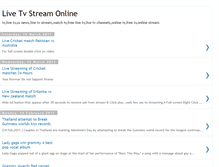 Tablet Screenshot of livetvstreamonline.blogspot.com