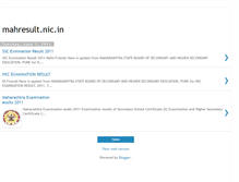Tablet Screenshot of mahresultnicin.blogspot.com