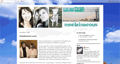 Desktop Screenshot of mselainaeous.blogspot.com