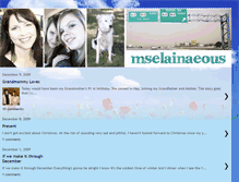 Tablet Screenshot of mselainaeous.blogspot.com