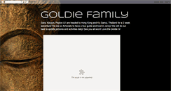 Desktop Screenshot of goldiefam.blogspot.com