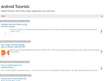 Tablet Screenshot of androidtutorialz.blogspot.com