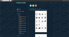 Desktop Screenshot of fashions-india.blogspot.com