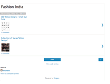 Tablet Screenshot of fashions-india.blogspot.com