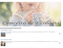 Tablet Screenshot of conceitodeecologia.blogspot.com