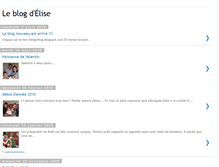 Tablet Screenshot of leblogdelise.blogspot.com
