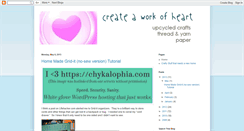 Desktop Screenshot of createaworkofheart.blogspot.com