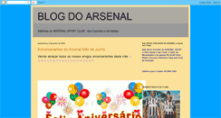 Desktop Screenshot of blogdoarsenalsjm.blogspot.com