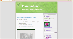 Desktop Screenshot of plazanatura.blogspot.com