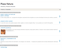 Tablet Screenshot of plazanatura.blogspot.com