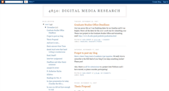 Desktop Screenshot of digitalmediaresearch.blogspot.com