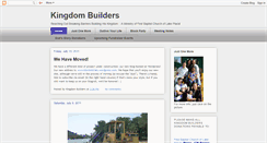 Desktop Screenshot of kingdombuildersministries.blogspot.com